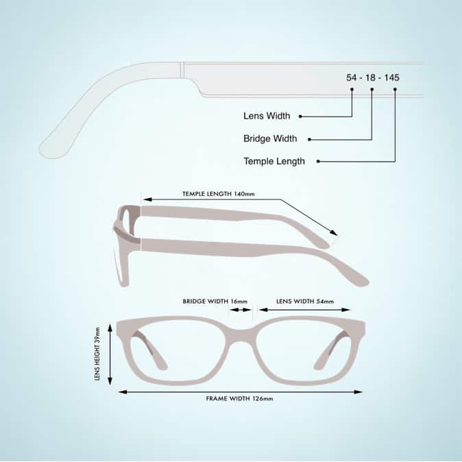 Frame Size Guide - Patel Optics